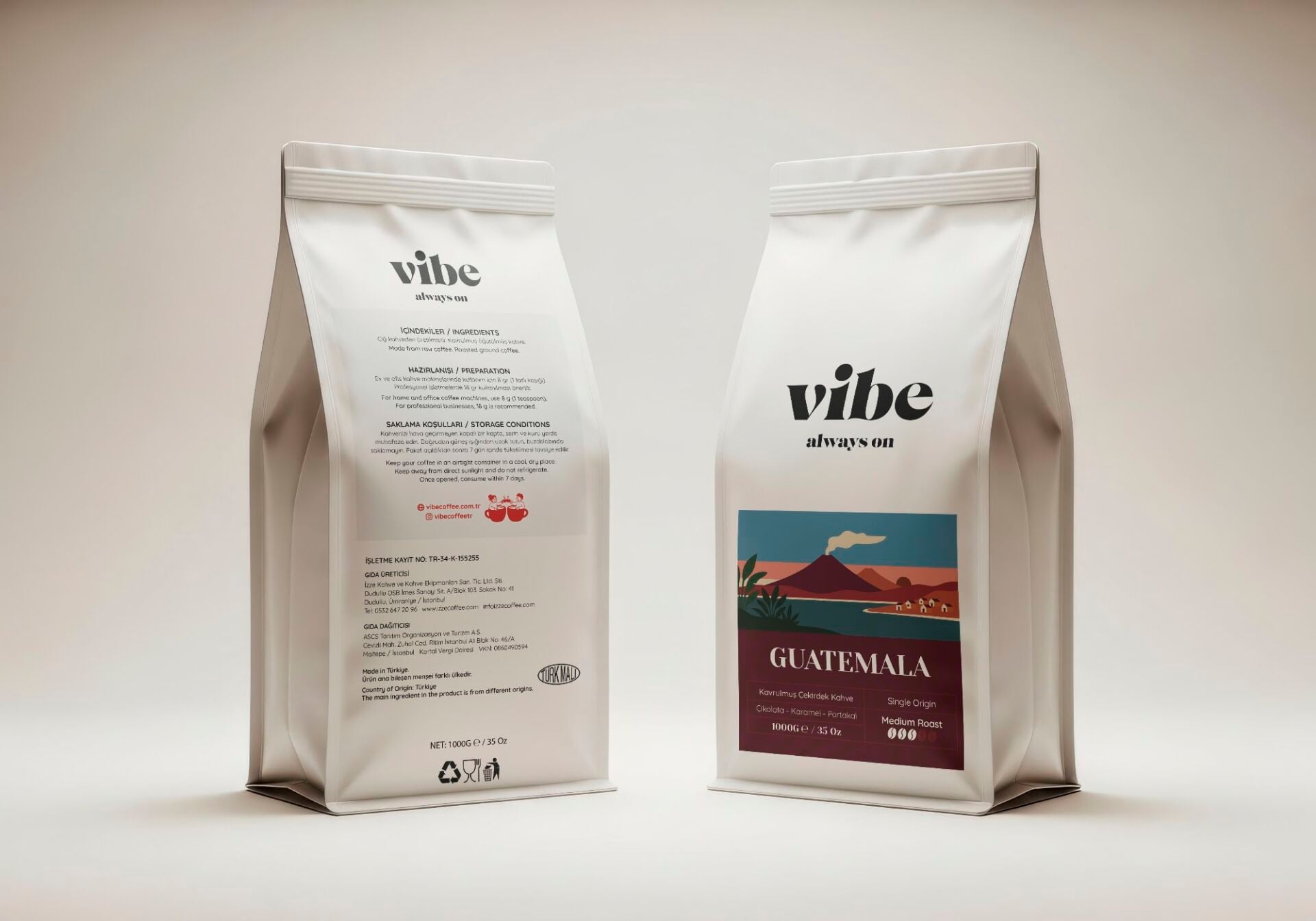 Guatemala Çekirdek Kahve 1 kg