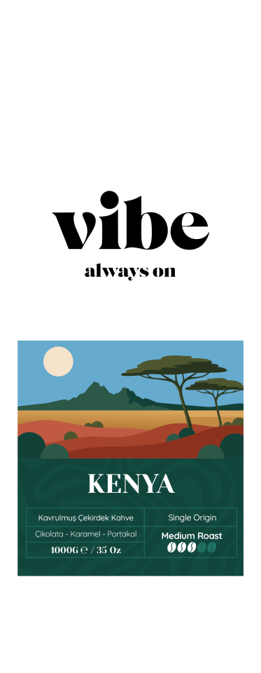 Kenya Çekirdek Kahve 1 kg
